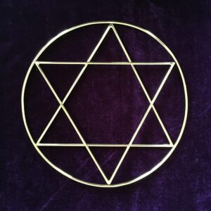 Hexagram in cirkel