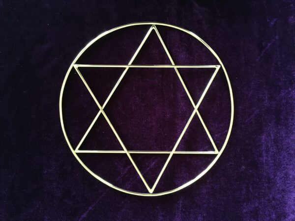 Hexagram in cirkel