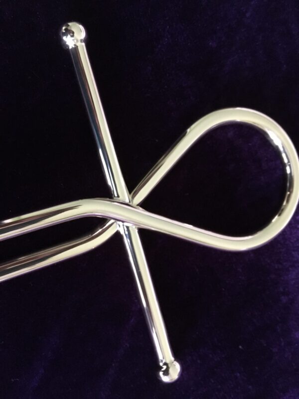 Oud Egyptische Ankh met 14K goud ingezoomd